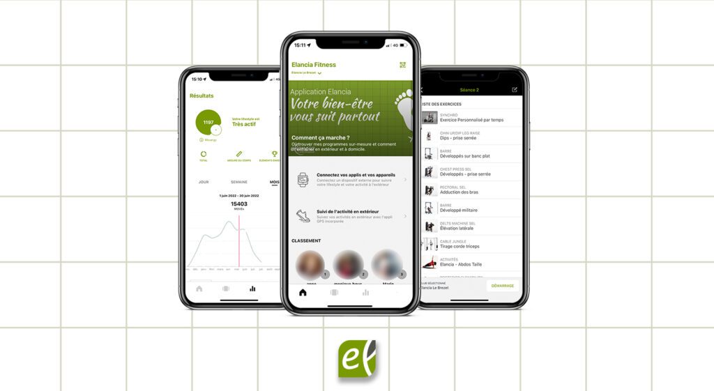 l'application Elancia sur smartphone
