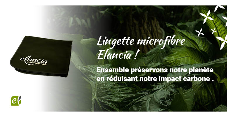 Annonce de la lingette microfibre Elancia
