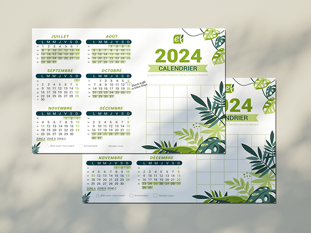 CALENDRIER ELANCIA 2024