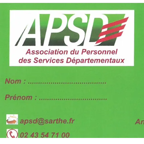 APSD Association du Personnel des Services Départementaux 72